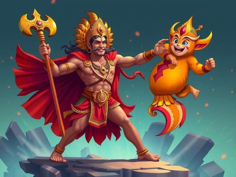 Hanuman Guardian Game Hero Screen